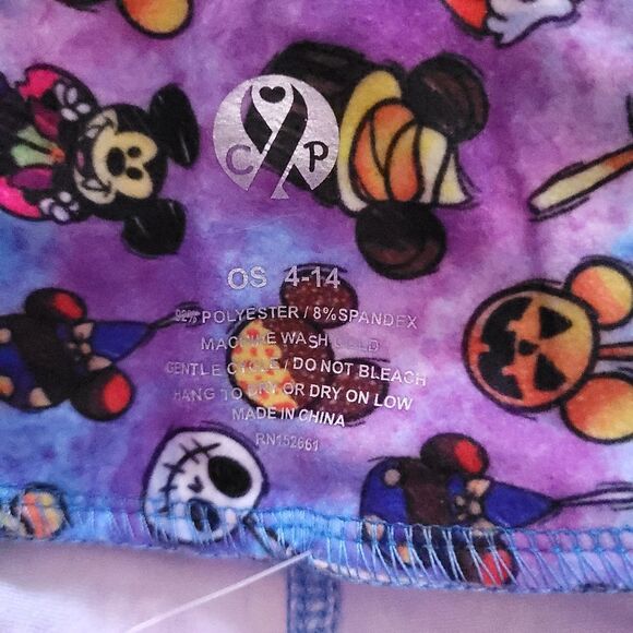 Charlie’s Project Disney Halloween Treats Womens leggings 4-14 Soft New - Picture 3 of 11
